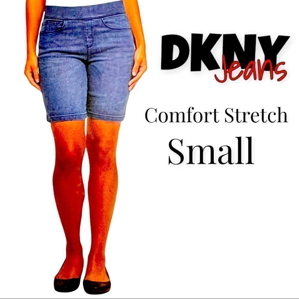 DKNY Jeans Women's Comfort Stretch Pull-On Bermuda Short small